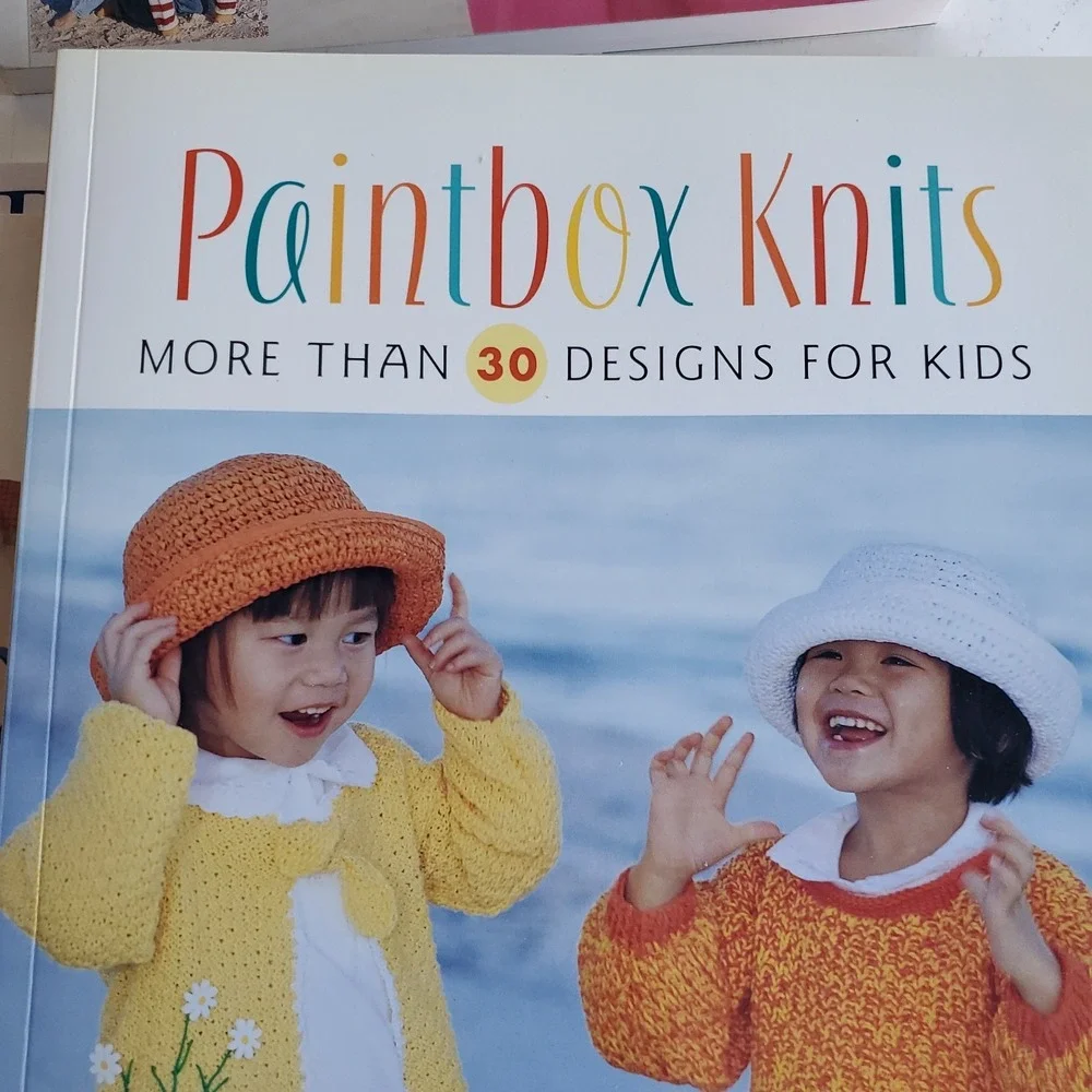 Rowan PIPSQUEAKS 2000 Knit pattern book Newborn VTG Lot of 6 Paintbox Patchwork